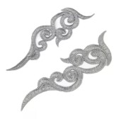 Kód: 39394 Páros csipke 16x5cm - ARGENTO